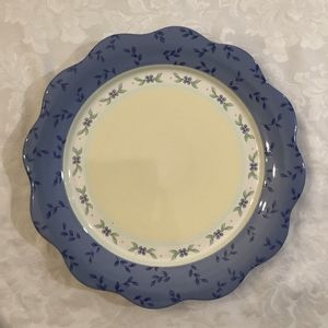 Phaltzgraff Stoneware  Platter Chop Pale 14" Round